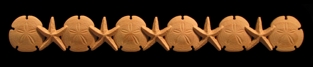 Onlay - Sand Dollar and Starfish