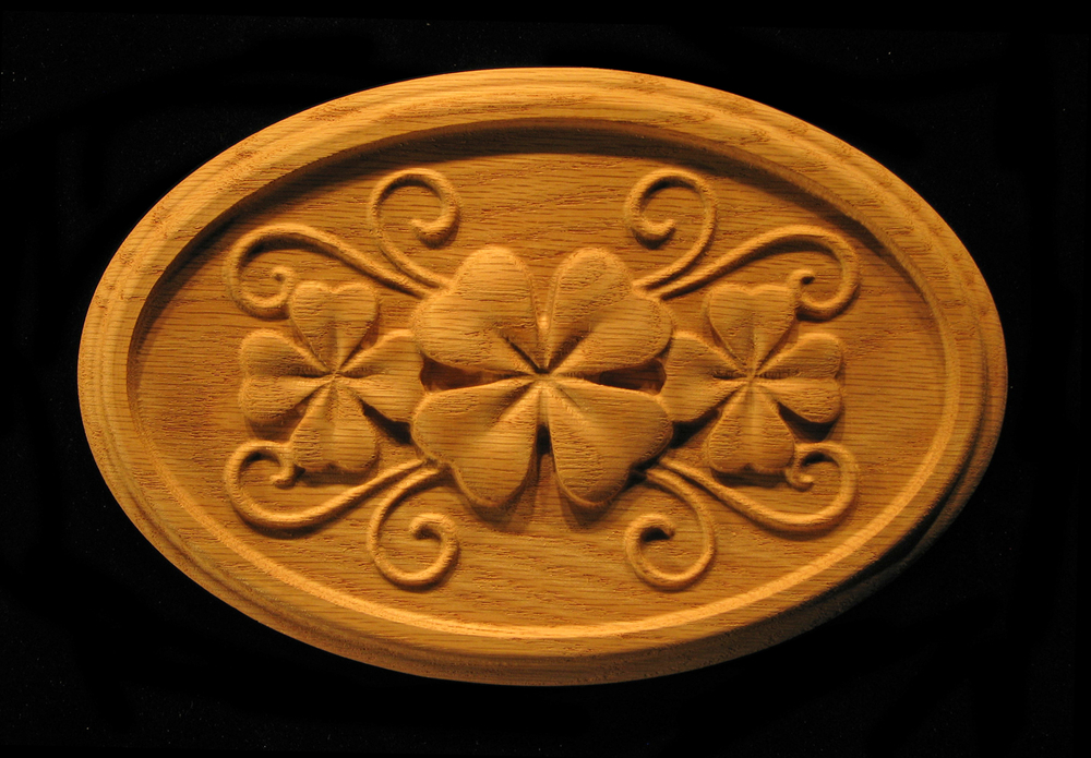 Rosette - Shamrock/Clover in Oval