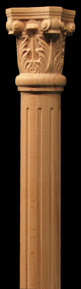 Spindle Column - Small Corinthian with Acanthus Base