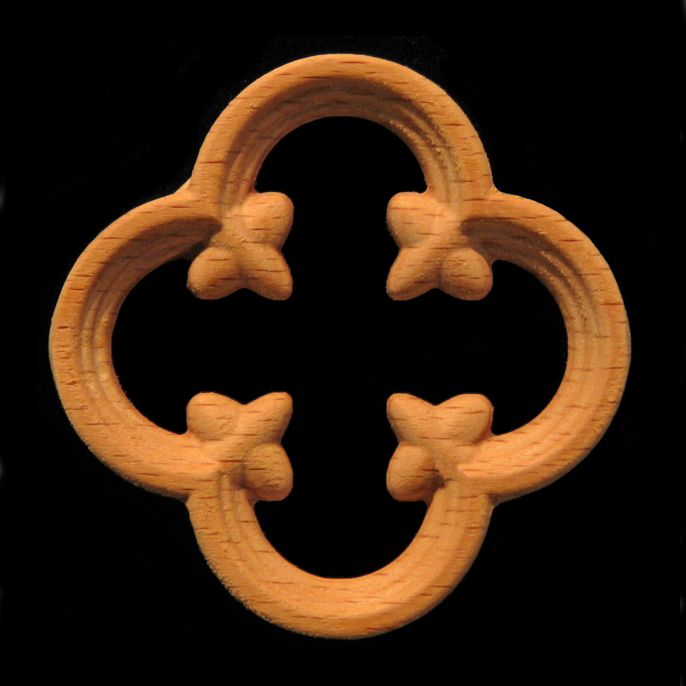 Onlay - Gothic Quatrefoil - Pierced