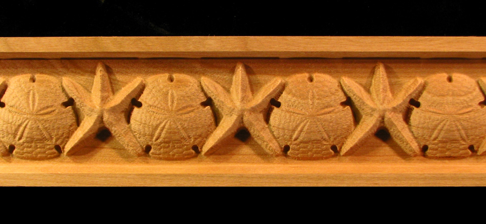 Frieze Moulding - Starfish and Sand Dollar