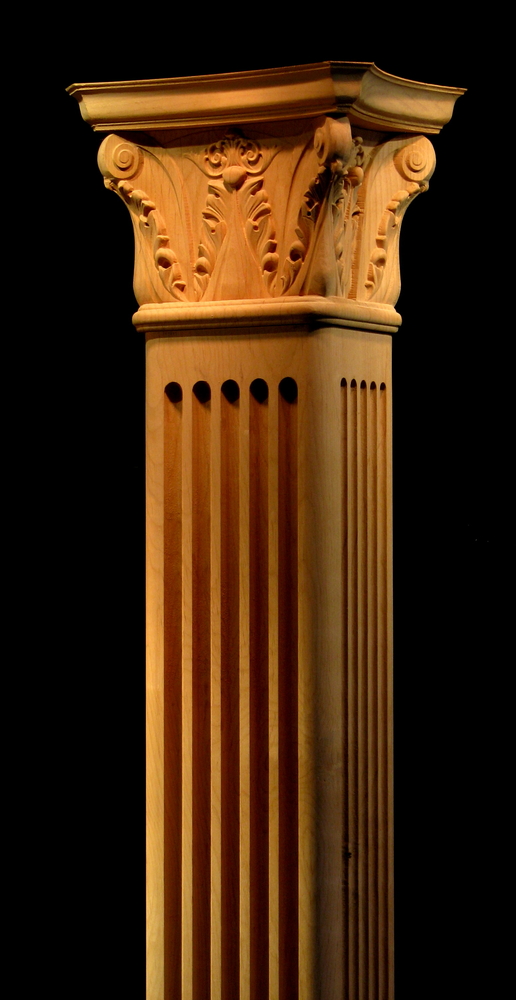 Square Corinthian Column | Columns, Legs, Capitals,  Newel Posts and Balusters