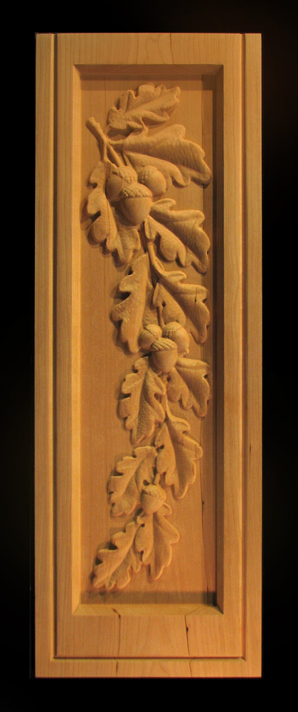 Panel - Oak Leaves and Acorns