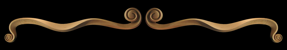 Volute Sofa Legs | Whimsical Art, Medallions, and Client Projects
