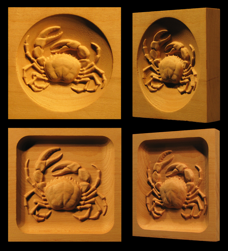 Crab Corner Block | Whimsical Art, Medallions, & Client Projects