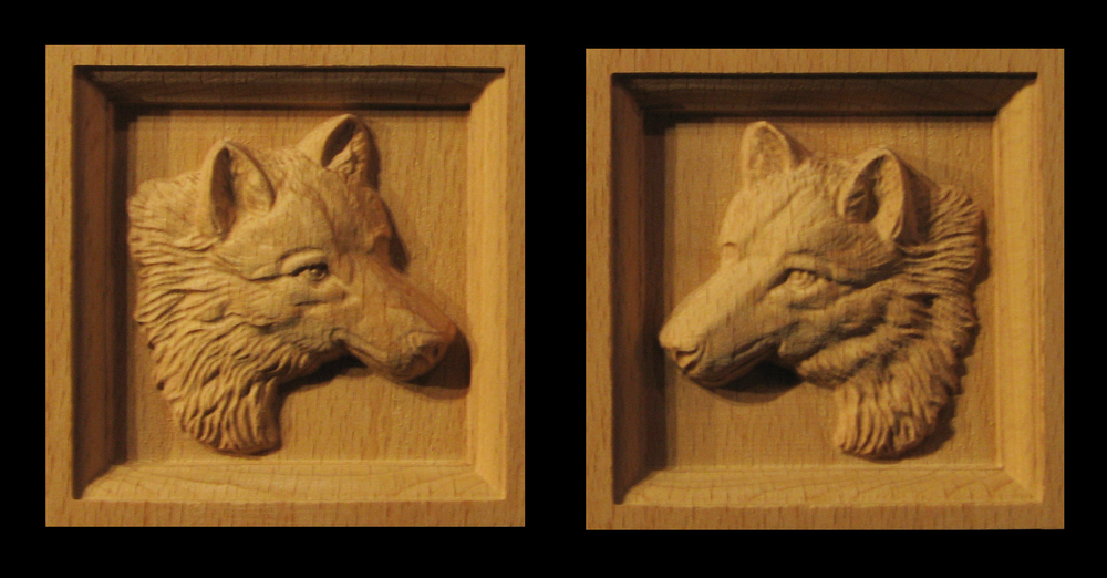 Wolf Corner Block | Lion and Wolf