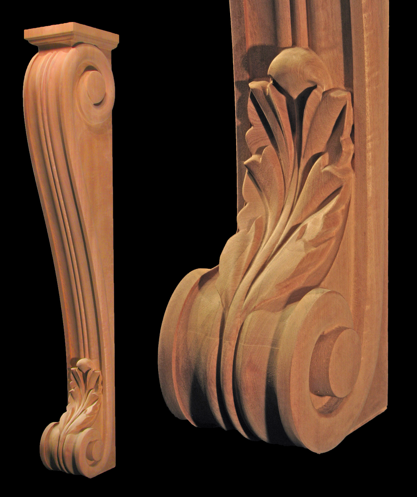 Acanthus Leaf Foot Fireplace Leg / Post | Columns, Posts,  and Legs