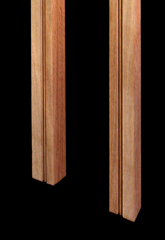 Pilaster -Gothic Quatrefoil- Pierced