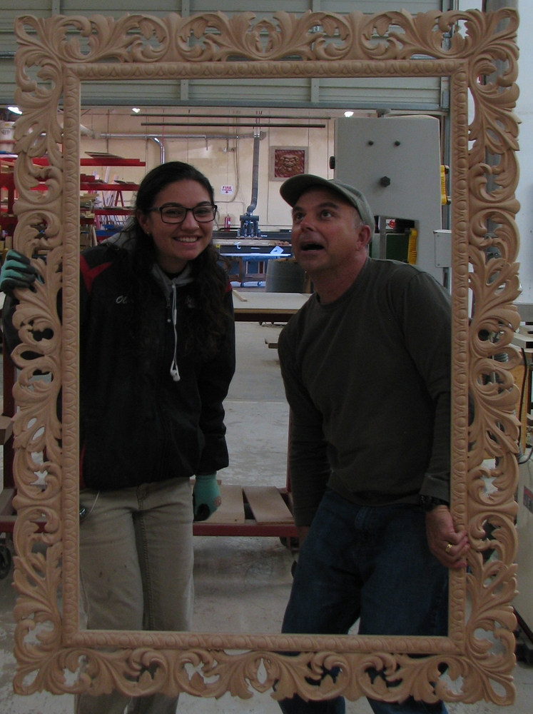 Large Frame for Mirror, Art or Flat Screen TV | Whimsical Art, Medallions, and Client Projects