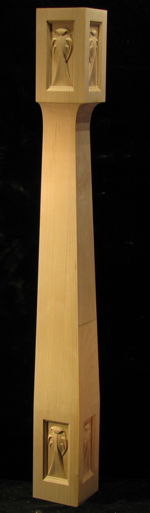 Fireplace Post - Acanthus Transitions | Columns, Posts,  and Legs