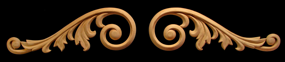 Onlay - Volutes #3 - Left & Right Facing Pairs