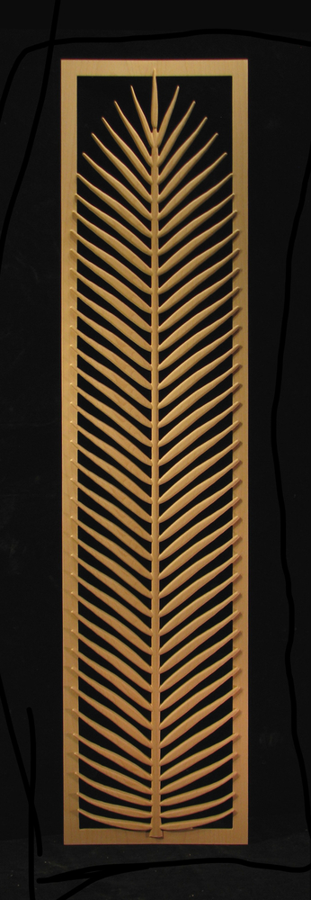 Contemporary Palm Frond Panel