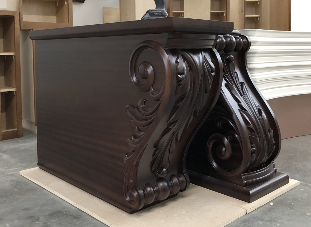 Acanthus Corbel Pedestals | Corbels , Brackets, and Plinths