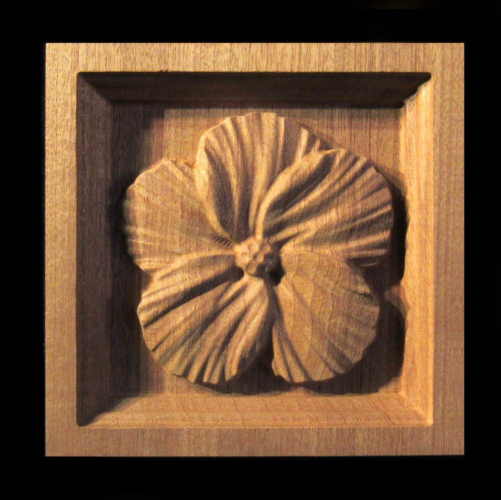 Corner Block - Hibiscus