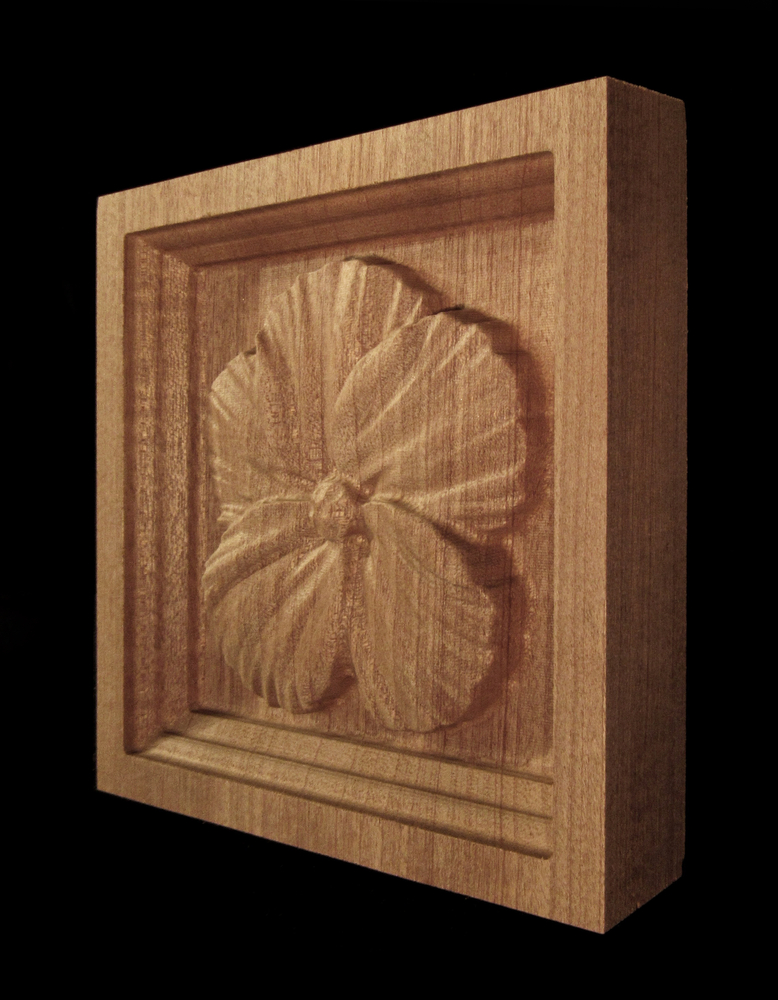 Corner Block - Hibiscus