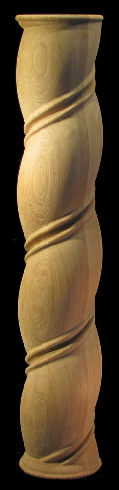 Wooden Column - Spiral - Twisted Rope