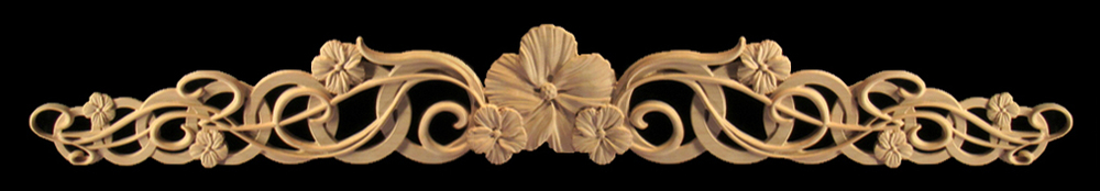 Onlay - Hibiscus and Rings