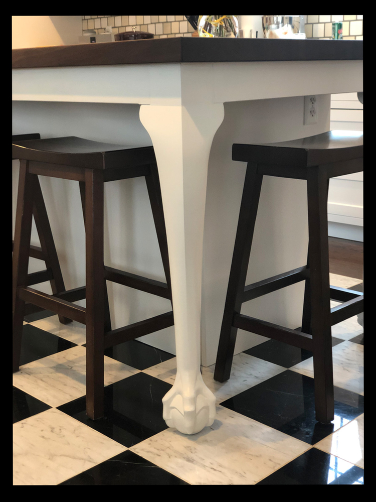 Claw Foot Leg Install | Columns, Legs, Capitals,  Newel Posts and Balusters