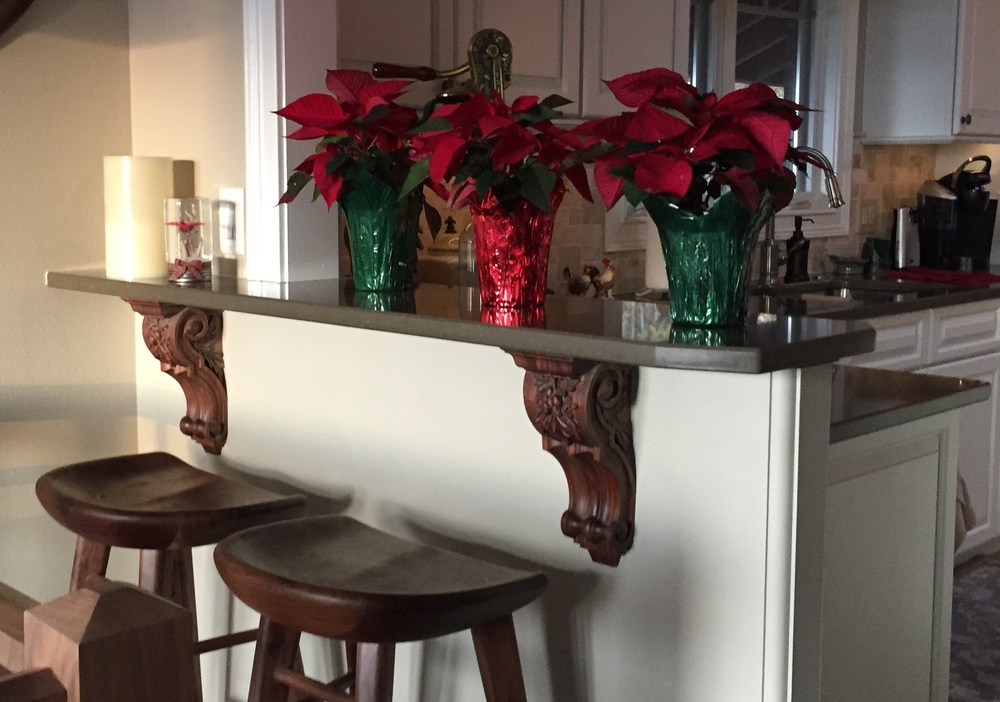 Corbel Oak Install | Kitchen Islands and Bars