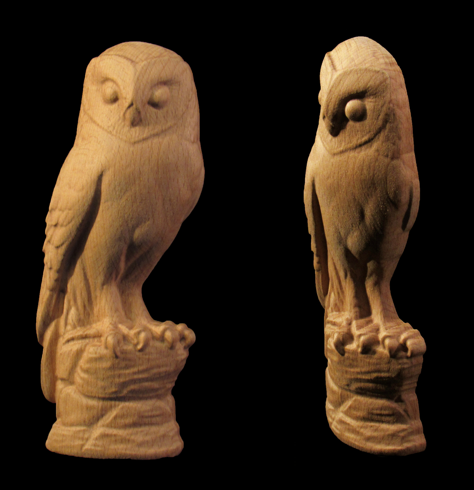 Owl Onlay | Whimsical Art, Medallions, and Client Projects