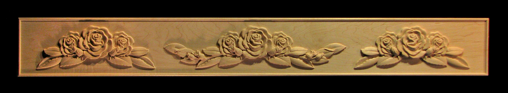 Rose Panel | Custom Carved Panels