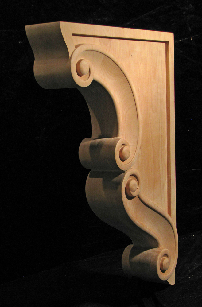 Double Volute Traditional Corbel