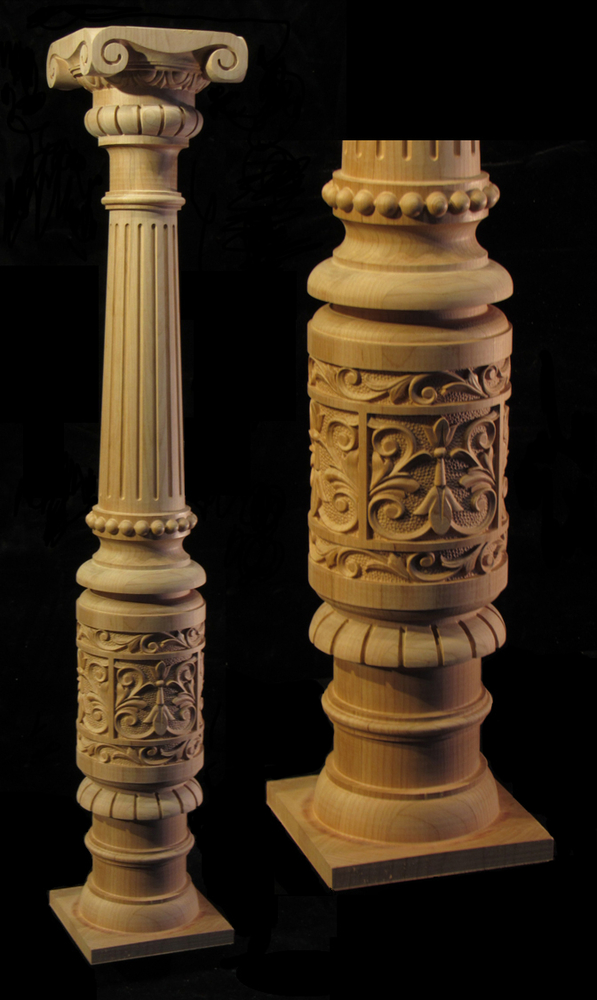 Custom Newel Post | Columns, Legs, Capitals,  Newel Posts and Balusters