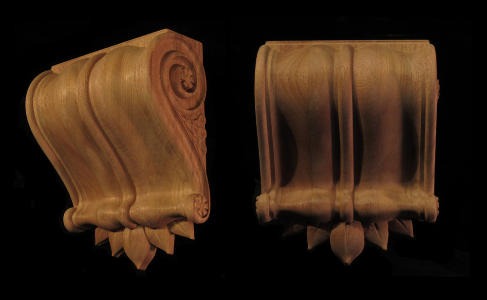 Leaf Crown Corbel | Corbels , Brackets and Plinths