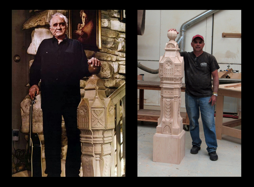 Johnny Cash Newel Post | Columns, Legs, Capitals,  Newel Posts and Balusters