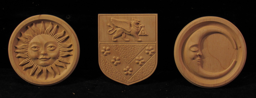 Gryphon, Moon, Sun | Whimsical Art, Medallions, and Client Projects