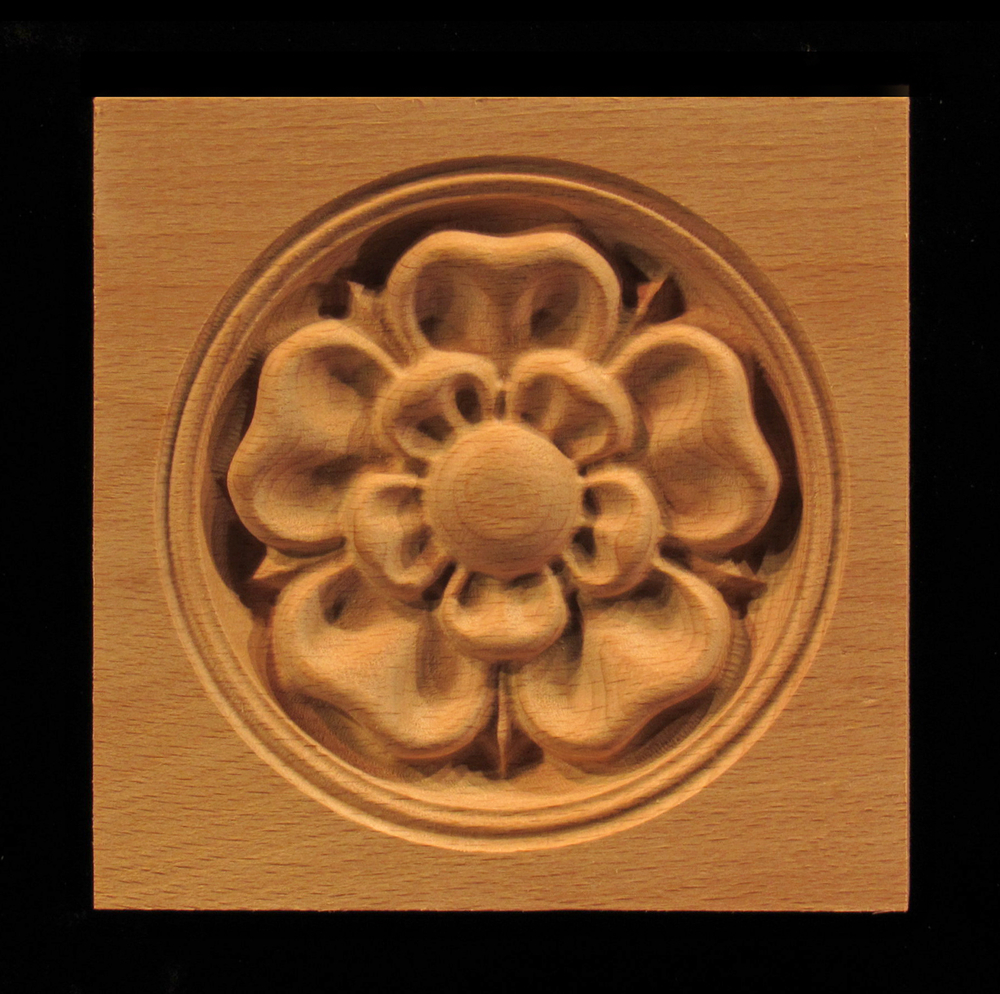 Corner Block - Tudor Rose