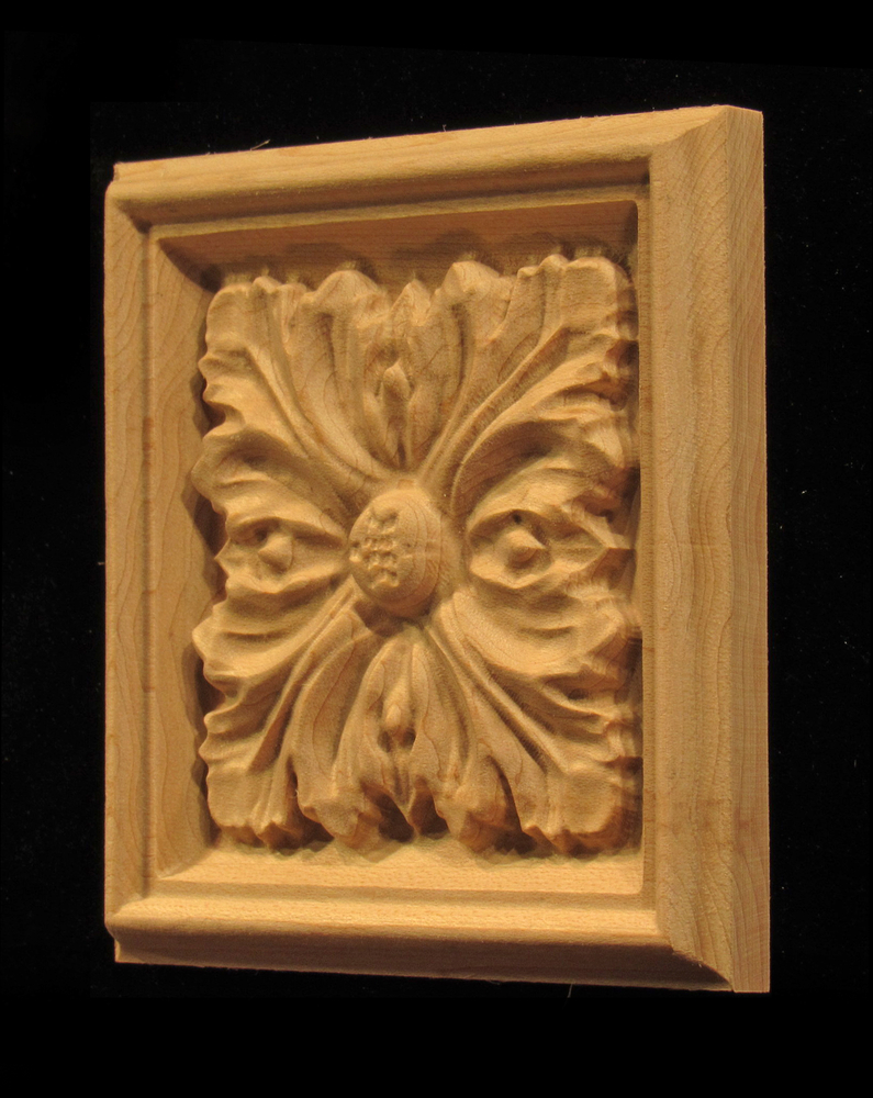 Plaque - Acanthus 4 Leaves