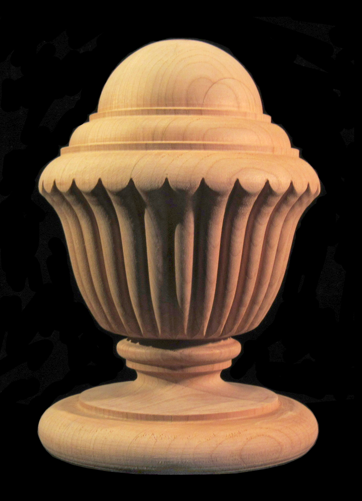 Finial - Reeded