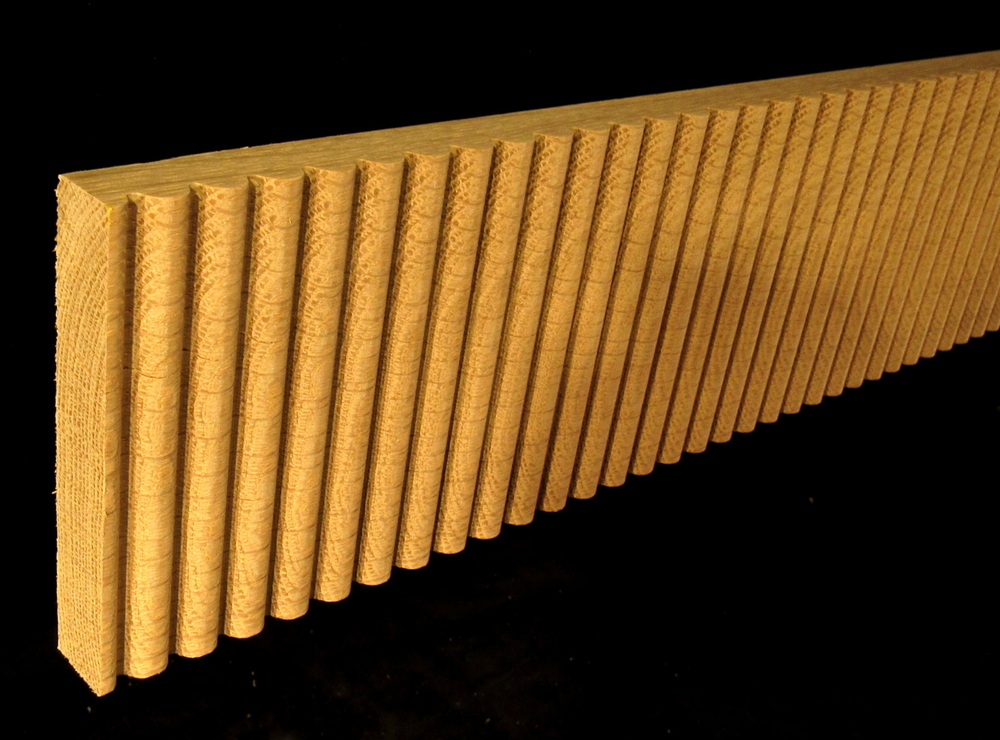 Frieze Federal Fluting Style Decorative Carved Wood Molding