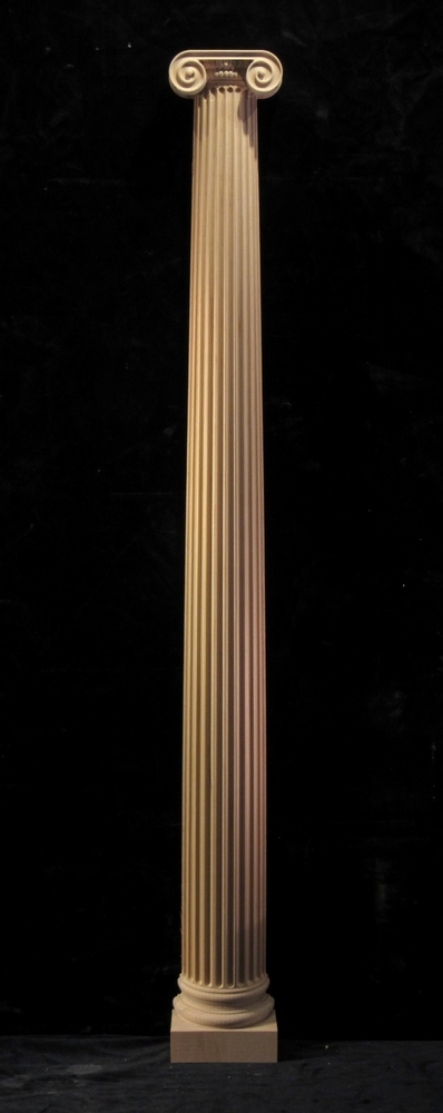 CLEARANCE - Ionic Column - Half Round - 5 3/4W x 54T
