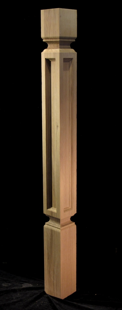 CLEARANCE - Simple Post - Full Round - 4 x 4 x 48 - White Oak