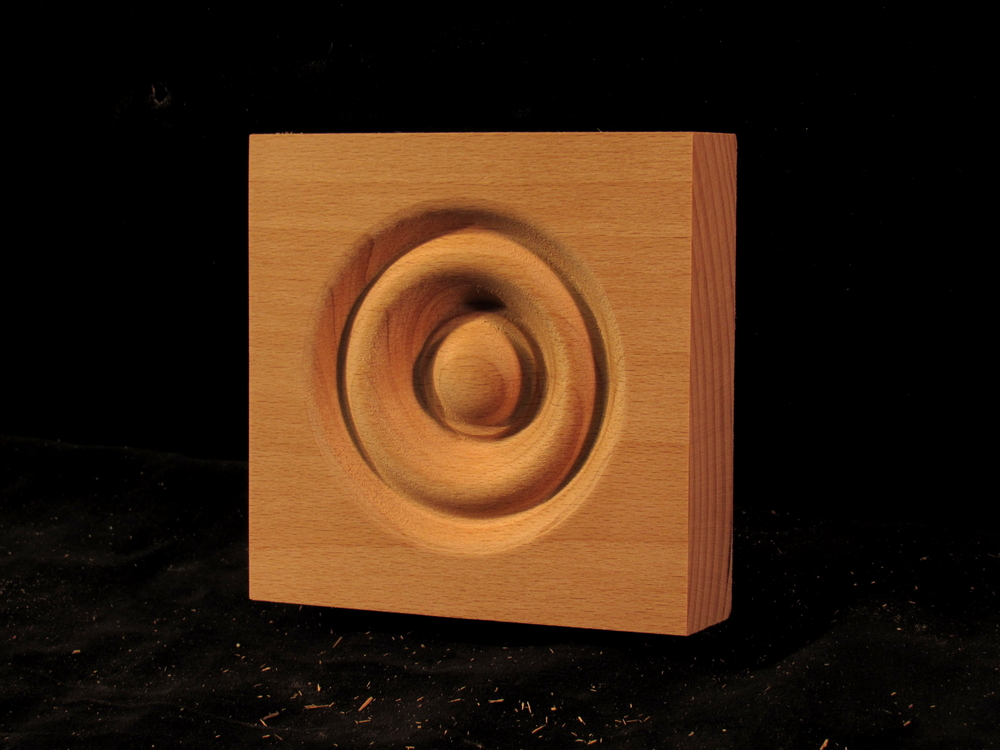 CLEARANCE - Bullseye Corner Block - 4 5/16
