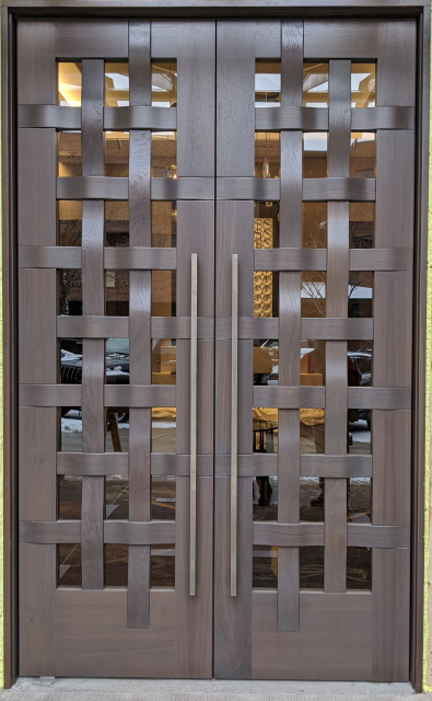 Woven Door 2 - White Bird Doors | Cabinetry and Doors