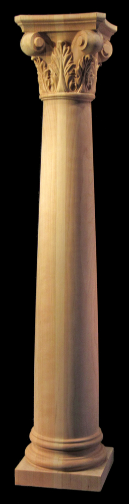 Wooden Column Full or Half Round - Corinthian 6