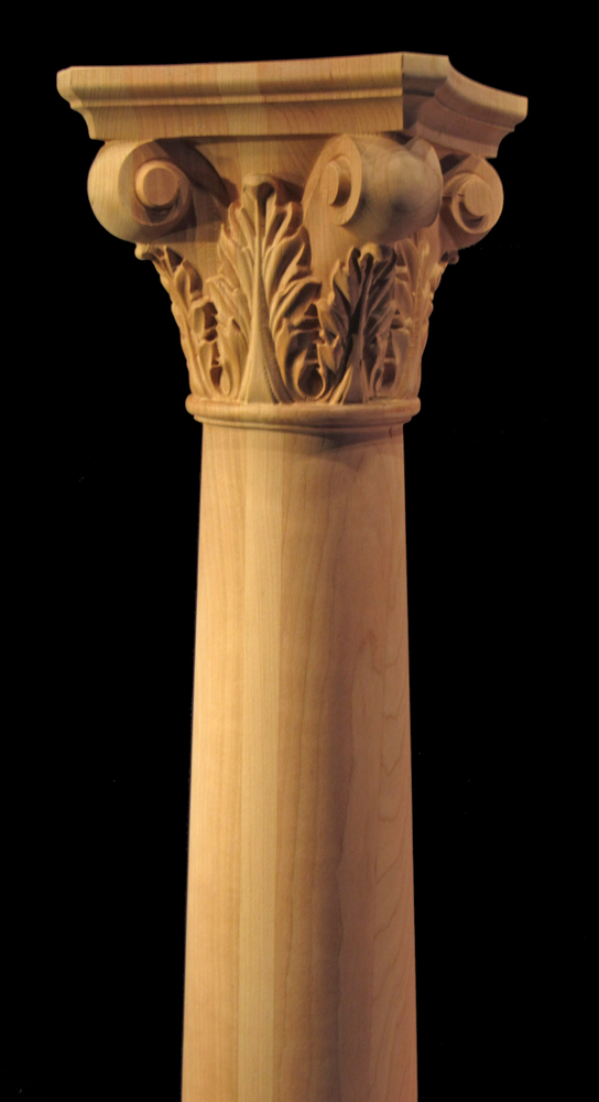 Wooden Column Full or Half Round - Corinthian 8