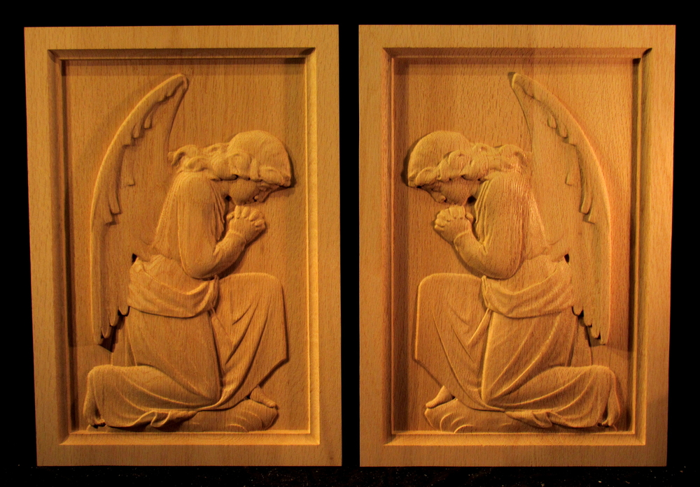 Angel Panels Kneeling