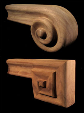 Stair Rail Ends - Round and Square | Newel Posts and Balusters
