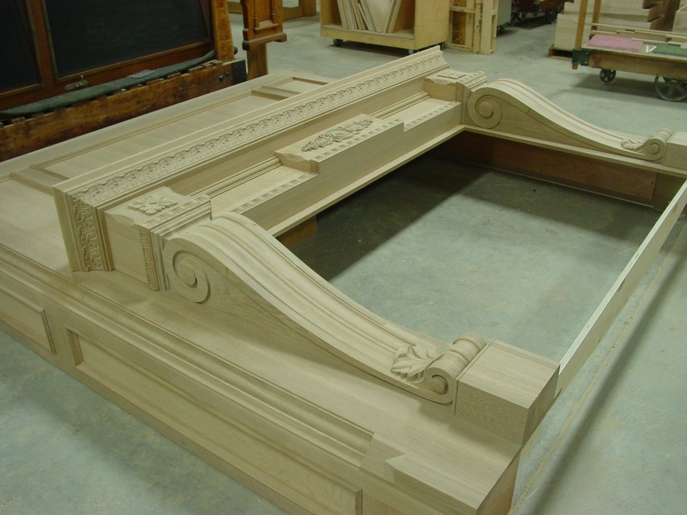 Essman Cabinets - Poplar Mantle | Fireplace Mantel Components