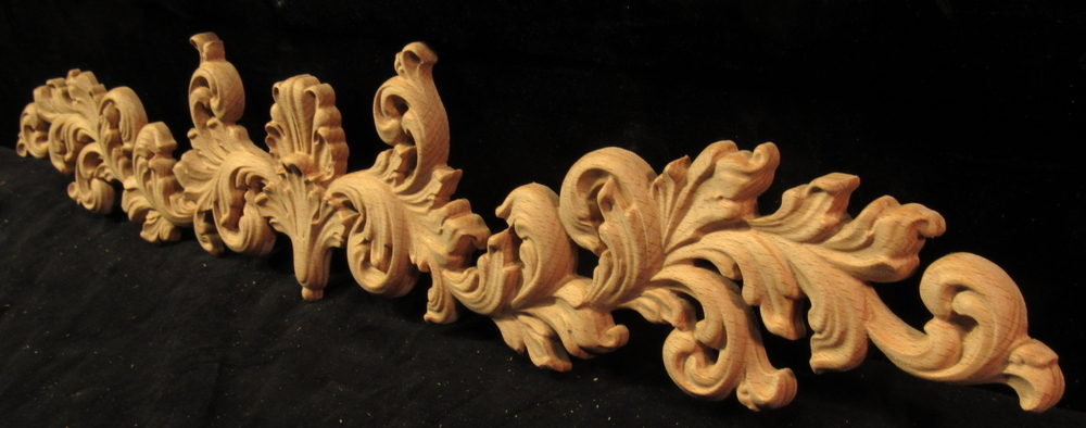 Onlay - Acanthus Volutes and Flourish