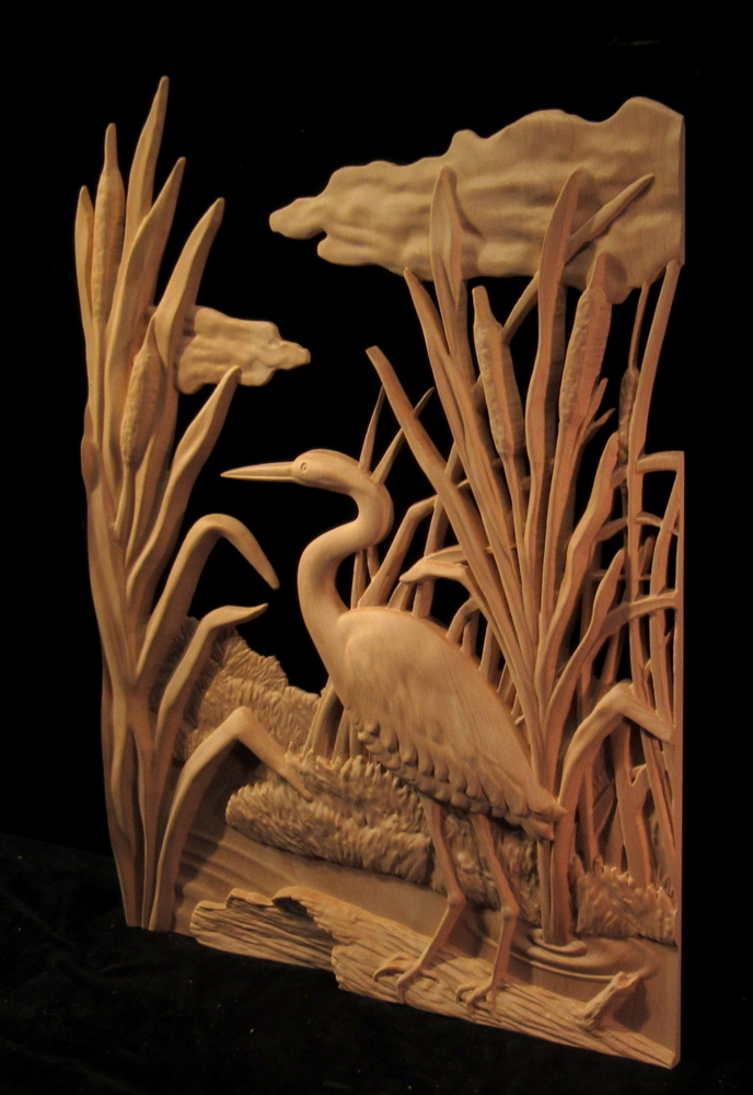 Blue Heron Panel