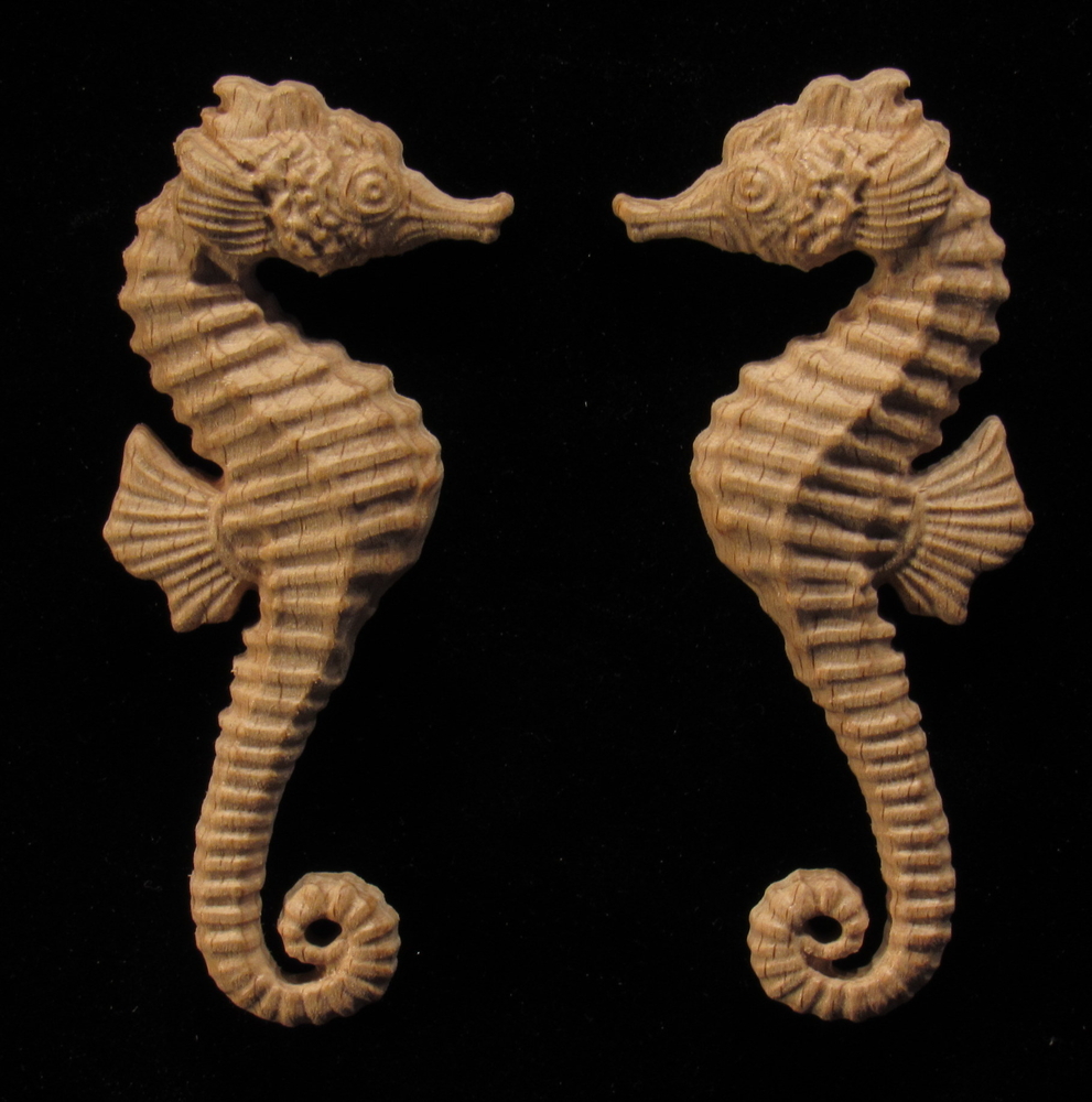 Seahorse Onlay Pair | Custom Blocks and Onlays