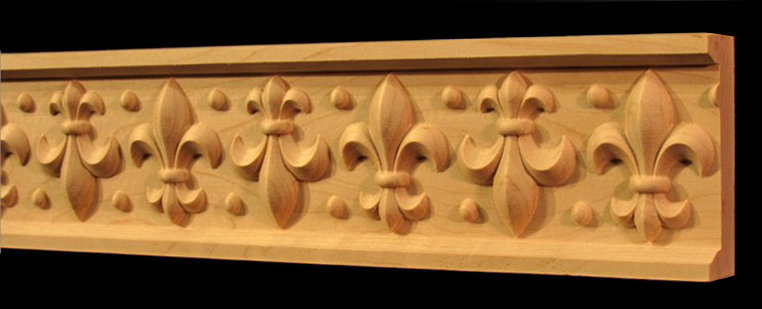 Frieze Moulding - Fleur De Lis #1