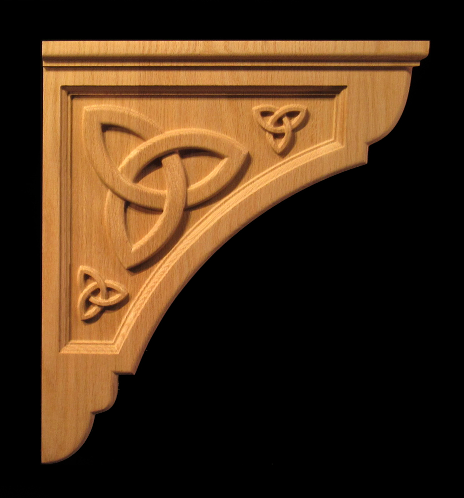 Bracket - Celtic Trefoil Knot 19T x 16D x 2.75W