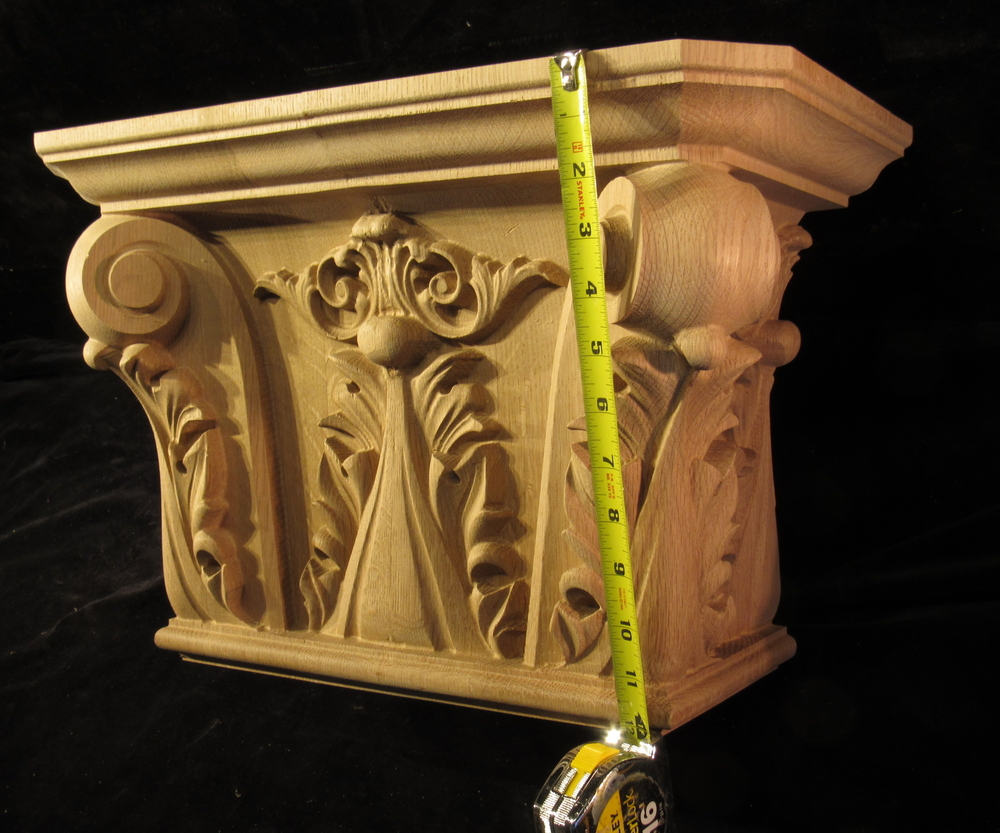 Large Acanthus Capital - 18W x 12T | Columns, Legs, Capitals,  Newel Posts and Balusters