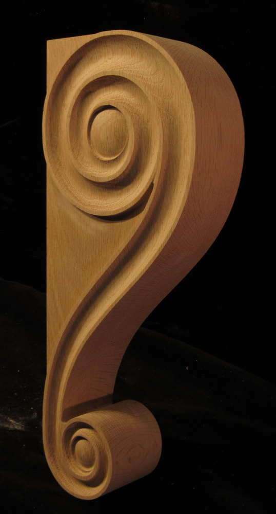 Corbel - Bracket - Inverse scroll | Corbels , Brackets, and Plinths